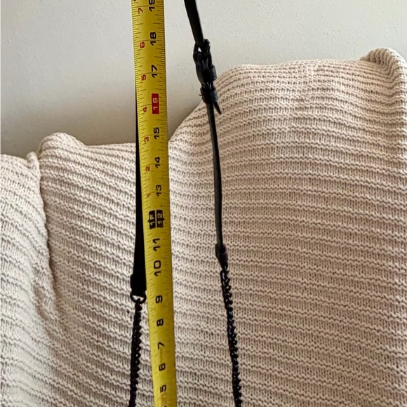 Coach Faye Mini Crossbody Black Leather & Suede Turnlock Flap - Picture 14 of 15